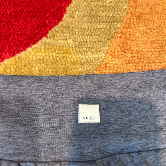 Vuori Lux At East Straight Leg Pants Lightweight Thin Material Heather Blue S - Picture 5 of 5